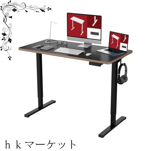 SANODESK 電動昇降式デスク E150 (120cm×60cm簡単組立USBポットホック収納ボックス) 軽量化 メモリー機能付き 人間工学 一体型昇降