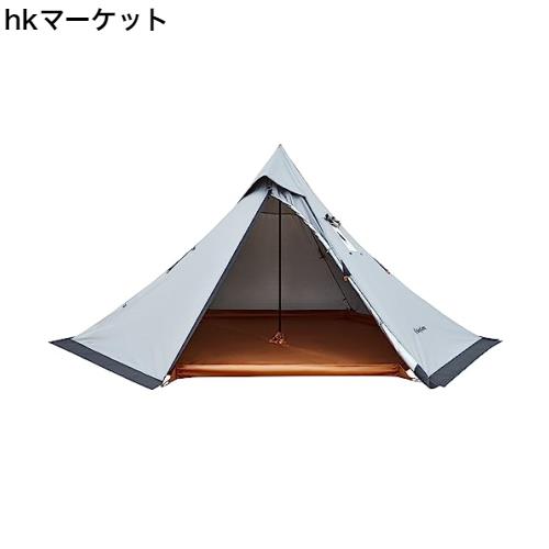 KingCamp ワンポールテント（モノポールテント・ティピーテント） 1~2人用 煙突穴付き UVカット 防水 日除け 虫対策 通気 アウトドア キの通販は 19,198円