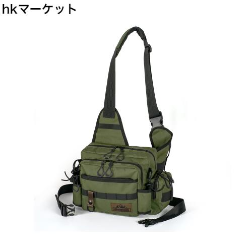 Glorisunity タックルバッグ ホールディングショルダーバッグ ロッドホルダー 5WAYフィッシングバッグ 防水 釣りバッグ 大容量 ダブルフの通販は 5,165円