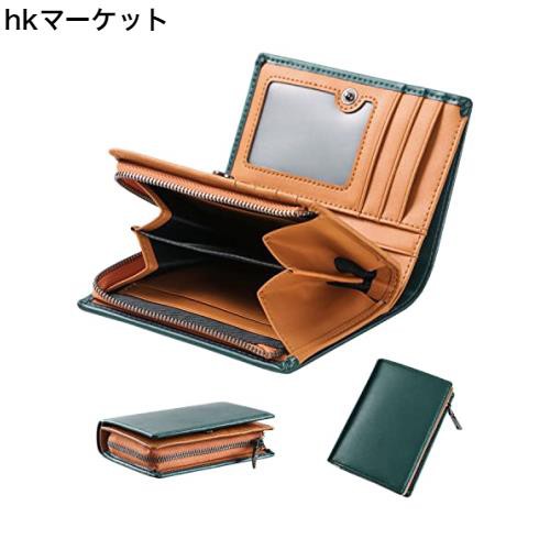 [ジー エス ジー] 財布 メンズ 2つ折り 人気 ブランド 本革 大容量 ふたつおり さいふ カードケース 小銭入れ 男性 紳士用 プレゼント ギの通販は