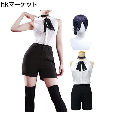 [神併良品] レゼ コスプレ ウィッグ付き レゼ コスプレ衣装 大人用 cosplay 大人用 仮装 文化祭 コスチューム ステージ服(レゼ ウィッグの通販は
