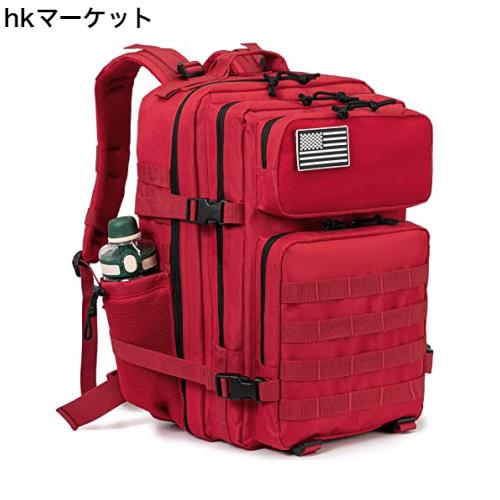 QT＆QY ミリタリータクティカルバックパック メンズ MOLLEデイパック 35L/45L Lサイズ 3日分のバグアウトバッグ ハイキング リュックサッの通販は 5,678円