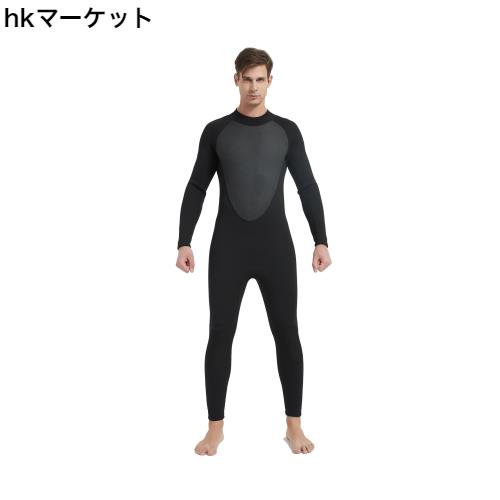MORGEN SKY ウェットスーツ メンズ 2mm/3mm ワンピース ネオプレン素材 胸スキン ダイビング サーフィン 素潜り フィッシング バックジッ