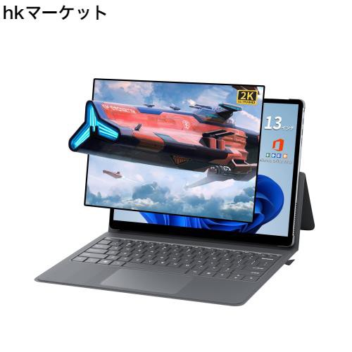 2in1タブレットノートパソコン【Win 11/MS 2019 office 標準搭載】13インチ QHD (2160×1440) 解像度 2in1 ノートPC 第11世代インテル Ce