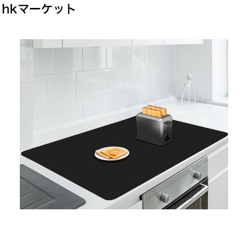 Aechy 調理台保護マット シリコンマット 特大 90×60cm キッチンカウンターマット カット可能 厚さ2mm 滑り止め 耐熱 傷防止 防水 吸音 の通販は