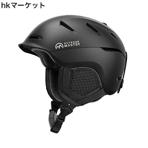 OUTDOORMASTER スキー ヘルメット スノーボード ヘルメット バイザー付き スノーヘルメット 全方位調整アジャスター 通気スイッチ 16つ通の通販は 7,659円