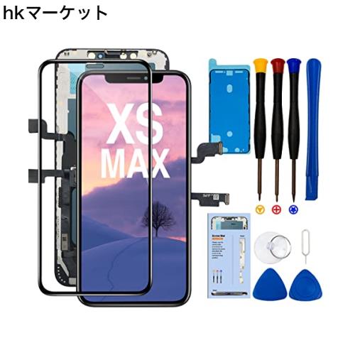 Tearue iPhone XSmax液晶パネル交換 画面交換 画面修理専用キット6.5 インチアセンブリディスプレイ 3Dタッチフロントパネル 液晶パネル-の通販は 5,246円