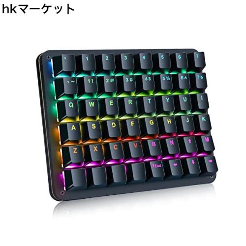 Koolertron 片手キーボード マクロキーボード ゲーミングキーボード メカニカルキーボード プログラム可能 RGBバックライト  カスタマイズの通販はau PAY マーケット - hkマーケット | au PAY マーケット－通販サイト