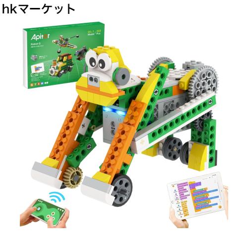 Apitor Robot Q 6歳以上の子供向け STEMコーディングロボット 【モーター | カラーセンサーと赤外線センサー | ジャイロスコープリモコンの通販は