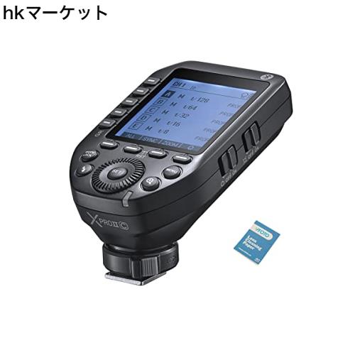 Godox XProII-C E-TTL ワイヤレス フラッシュトリガー 高速同期 1/8000s Xシステム 2.4G送信器 超大LCDスクリーン Canon EOS カメラに適