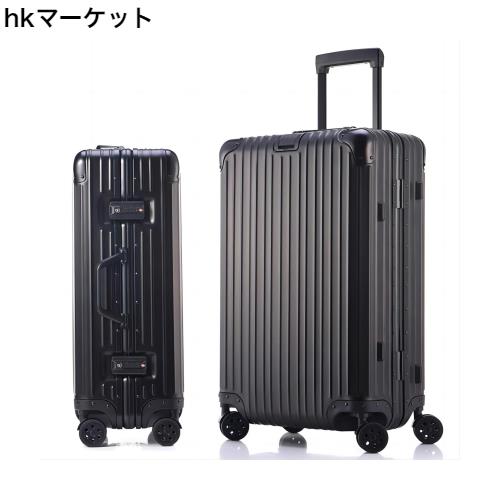[Yuweijie] スーツケース キャリーケース オールアルミ合金ボディキャリーバッグ 4-6泊 機内持ち込み 耐衝撃 大型 軽量 静音ダブルキャスの通販は
