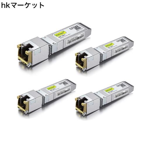 10Gtek 10GBase-T SFP+モジュール, 10G-T, 10Gカッパー, RJ-45 SFP+ CAT.6a, 最大30m, 光トランシーバ, Cisco SFP-10G-T-S、Meraki、Netgの通販は