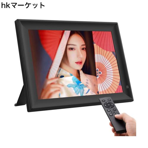 デジタルフォトフレーム 10.1インチ 低消費電力設計 IPS全視野角 画面解像度1280×800 カレンダー付 自動オンオフ カレンダー付 アラーム