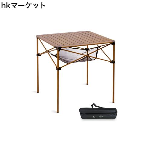 iClimb (アィクライム) アウトドア テーブル 性 キャンプ 折りたたみテーブル 耐荷重80kg ロールテーブル コンパクト キャンプ用品 机 ア