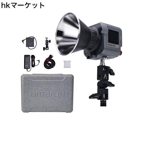 「Aputure正規品」Amaran 60x S 小型 LED ビデオ 撮影 ライト 65W 出力 色温度2700-6500k Bowens マウント付き アプリ制御 DC/AC 電源 撮