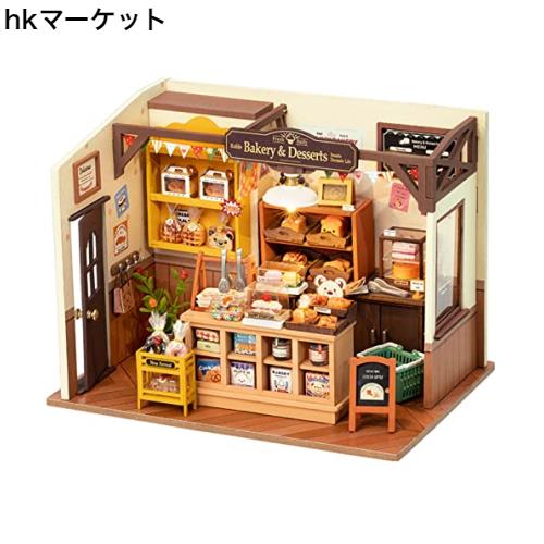 Rolife ミニチュアハウスキットドールハウス ベッカのベーキングハウス パン屋さん DIY 立体パズル LED 手作りキット 組み立て 木製パズの通販は 5,772円