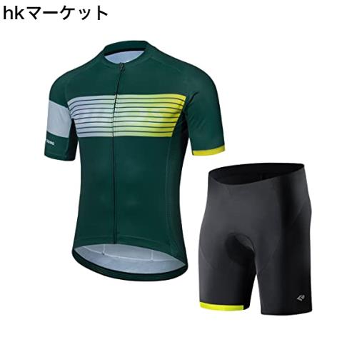 【Difos】メンズ サイクルジャージ セット 上下 半袖 春夏 サイクリングジャージ サイクルウエア 自転車ジャージ 自転車ウェア 反射材 滑の通販は