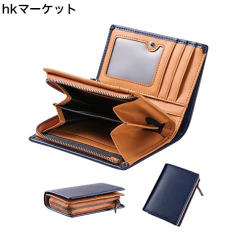 [ジー エス ジー] 財布 メンズ 2つ折り 人気 ブランド 本革 大容量 ふたつおり さいふ カードケース 小銭入れ 男性 紳士用 プレゼント ギの通販は