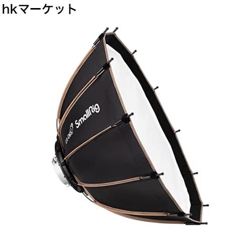 SmallRig ソフトボックス Φ65cm LA-D65 ライトボックス ストロボ ライトドーム 反射型 折りたたみ式 ポートレート撮影 Bowen-Sマウント
