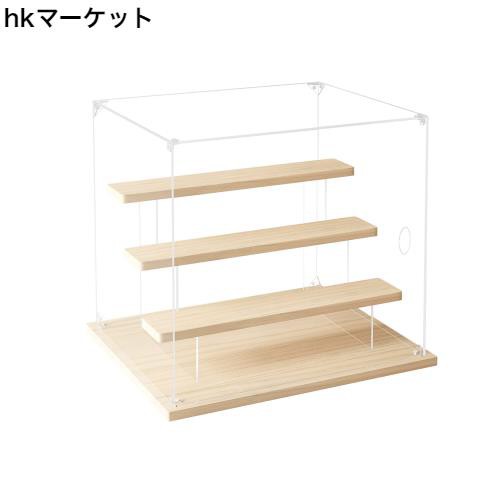 KUKERフィギュアケース コレクションケース　アクリルケース ディスプレイケース ショーケース クリアケース 展示ケース ひな壇 扉付き の通販は