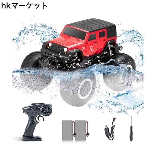 【新品】ラジコンカー オフロード 防水 4WD R1601 Carox ラジコン 水陸両用 4wd 防水 オフロード ラジコンカー