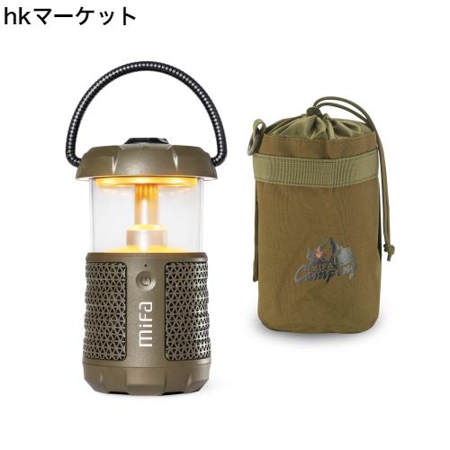 MIFA WildCamping Bluetoothスピーカー LED ランタンスピーカー キャンプ用品 IP67防水/Bluetooth5.3/ワイヤレスステレオ対応/20W大音量/