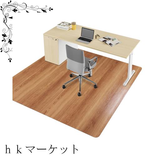 アップデート版 ゲーミングチェアマット チェアマット 200*150cm 木目調 PVC素材+グラスファイバー ソフトタイプ 床保護 ズレない 凹み防の通販は 8,635円