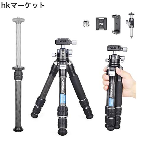 INNOREL 三脚 ミニ カメラ用 卓上三脚 カーボンファイバー 10KG 耐荷重 28MMボール雲台付き 3節 伸縮可能 スマホ三脚 小型 コンパクト 一