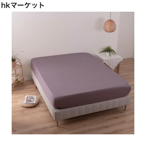 MILDLY ボックスシーツ ダブル 140x200cm 単品 オーストラリア綿100% ホテル仕様 サテン調 おしゃれ シーツ 140 200 柔らかい 無地 さらの通販は 6,421円