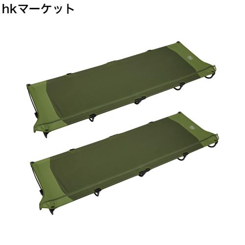 TIMBER RIDGE キャンプベッド 折りたたみ 一体式 数秒セットアップ 耐荷重102kg スチール製 L205.7*W67.6*H15cm キャンプコット きしみ音