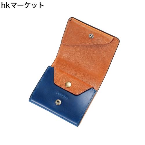 ファブリツィオ] 財布 メンズ レディース 2つ折り 小銭入れ ミニ