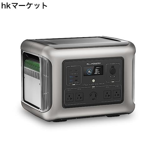 ALLPOWERS R2500 ポータブル電源 2500W/2016Wh大容量バッテリー 3500+回サイクルリン酸鉄リチウム蓄電池 1.5時間フル充電 次世代パススルの通販は