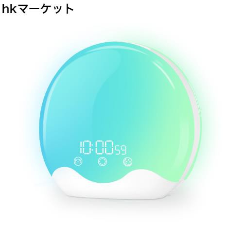 TITIROBA 目覚まし時計 光 めざまし時計 YABAE Wake Up Light ウェイクアップ ライト 置き時計 光目覚まし スリープタイマー スヌーズ ラの通販は 5,247円