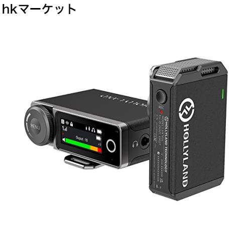 Hollyland Lark Max-ワイヤレスマイク-ラベリアマイク IOSとAndroid対応-デジタル一眼レフカメラ対応-Wireless Microphone-ピンマイク-EN
