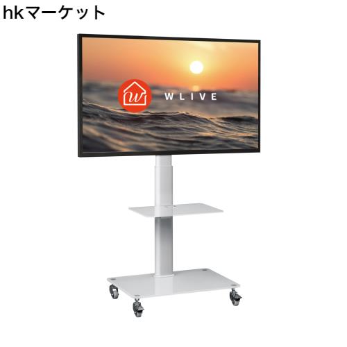 WLIVE テレビスタンド 壁寄せテレビスタンド 30〜65インチ対応 キャスター付き 壁寄せ VESA規格 横100-600mm 縦100-400mm tvスタンド 液