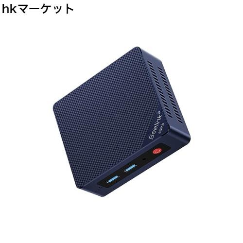 Beelink Alder Lake-N100 プロセッサー (最大 3.40GHz) W11ミニコンピューター、MINI-S12 Pro ミニ PC、16GB  RAM 500GB SSD ビジネスデス その他パソコン・PC周辺機器