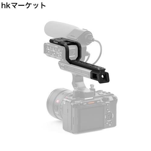 TILTA XLR延長ブラケット Sony FX3用 XLR-H1トップハンドル、コールドシュー、NATO、1/4”-20および3/8”-16ネジ、位置決めポイント付き -