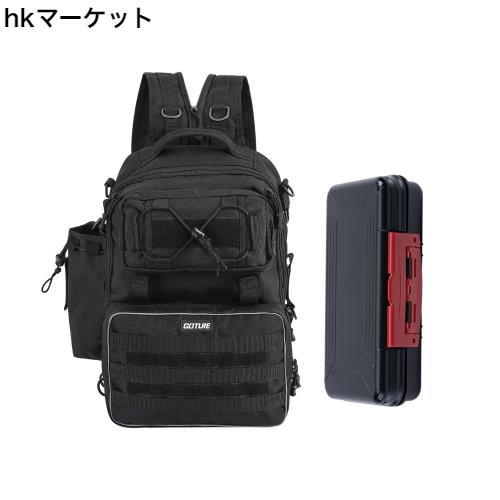Goture(ゴチュール) フィッシングバッグ 釣りバッグ 防水 多機能 大容量 コンパクト 釣り道具収納バッグ 登山 アウトドア ダブルショルダの通販は