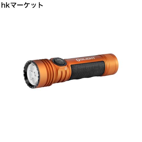 OLIGHT(オーライト) Seeker 4 Pro ledライト 懐中電灯 フラッシュライト MCC＆Type-C充電式 明るい 4600ルーメン ロック機能 小型 IPX8防