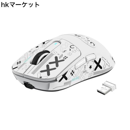A.JAZZ 超軽量49g ゲーミングマウス ワイヤレス2.4 G/無線Bluetooth/有線Type-C マウス オリジナル位相PAW3395センサー 最高クラスの精度の通販は 5,799円