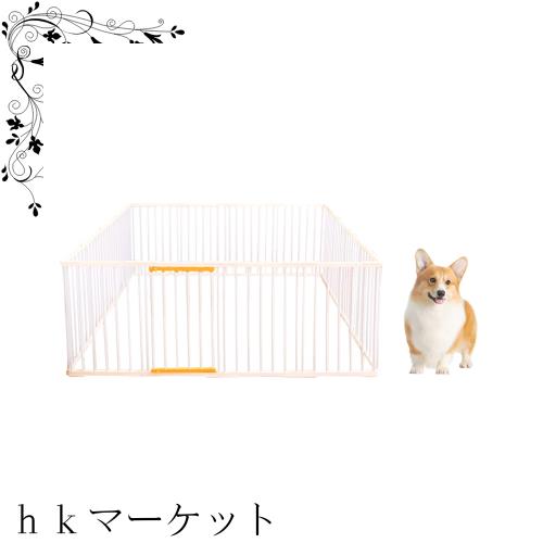 PETTOM ペットサークル 犬 サークルケージ DIY 12枚 16枚 接続式 簡単組み立て 工具不要 折りたたみ 犬用 多頭 広げる レイアウト自由 21