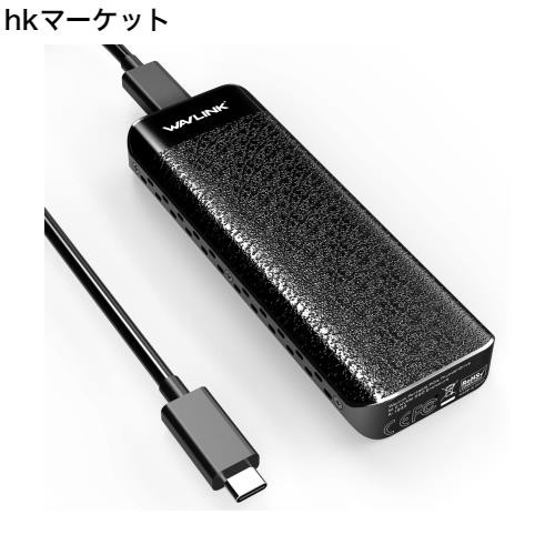 WAVLINK 40Gbps Thunderbolt 3 Nvme M.2 SSDケース M-Key/B＆M Key(Nvmeのみ) 40Gbps 外付けケース UASPサポート 2260/2280対応 ヒートシの通販は