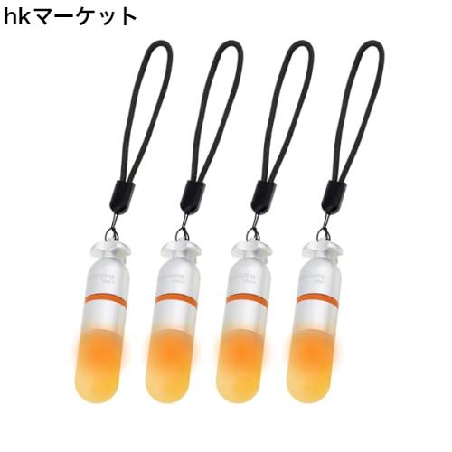 SecurityIng DS01 4個 ダイビング用シグナルライト 300ルーメン ミニダイビングライト 水中ライト 水中150Mまで使用可 点滅シグナルライ