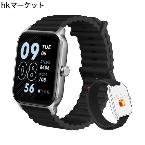 スマートウォッチ 通話機能 Bluetooth5.3 人気 レディース 1.8インチ大画面 Alexa音声 心拍 睡眠管理 着信＆LINEメッセージ通知 アンドロの通販は 5,980円