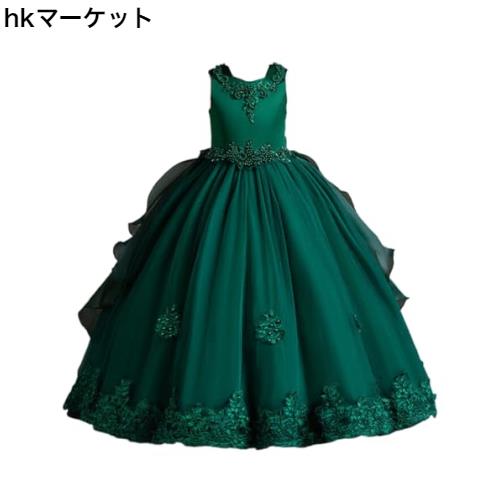 [VIISEN] 子供ドレス ジュニア ピアノ 発表会 フォーマル キッズ ドレス 子どもドレス演奏会 結婚式 刺繍 上品 エレガント 女児 女の子