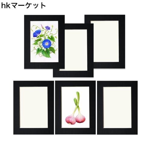 Haojiaho 展示用 フォトフレーム 6個セット 13.8*18.8cm 【美術研修室