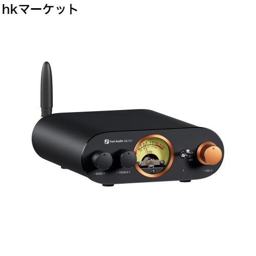 Fosi Audio MC101 Bluetooth ステレオアンプ 100W*２ ホームオーディオコンポーネント ミニアンプ VU メーター付き パッシブスピーカー用