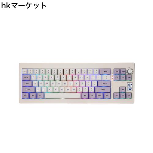 【新登場】EPOMAKER Shadow-X Gasket メカニカルキーボード ホットスワップ対応 2.4ghz/Bluetooth/USB-C有線ワイヤレスゲーミングキーボの通販は