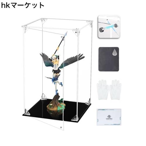 COOLTAKU フィギュアケース アクリル マグネット式 磁石付き前扉 コレクションケース より堅固 組み立て式 アクリルケース ディスプレイの通販は 5,090円