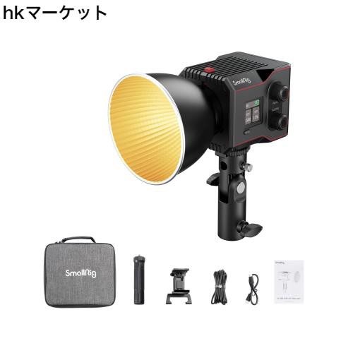 SmallRig RC60B COB LED ビデオライト 60W バッテリー内蔵 コンパクト 二色色温度 2700K-6500K 高演色 CRI 97+ TLCI 98+ TM-30 Rg 100 TMの通販は